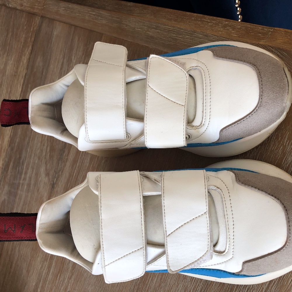 STELLA MCCARTNEY White Velcro ECLYPSE Faux Leather